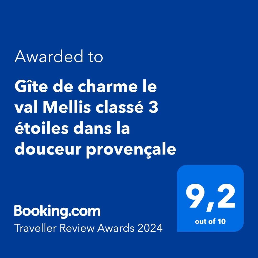 Gite De Charme Le Val Mellis Classe 3 Etoiles Dans La Douceur Provencale Vaumeilh Bagian luar foto